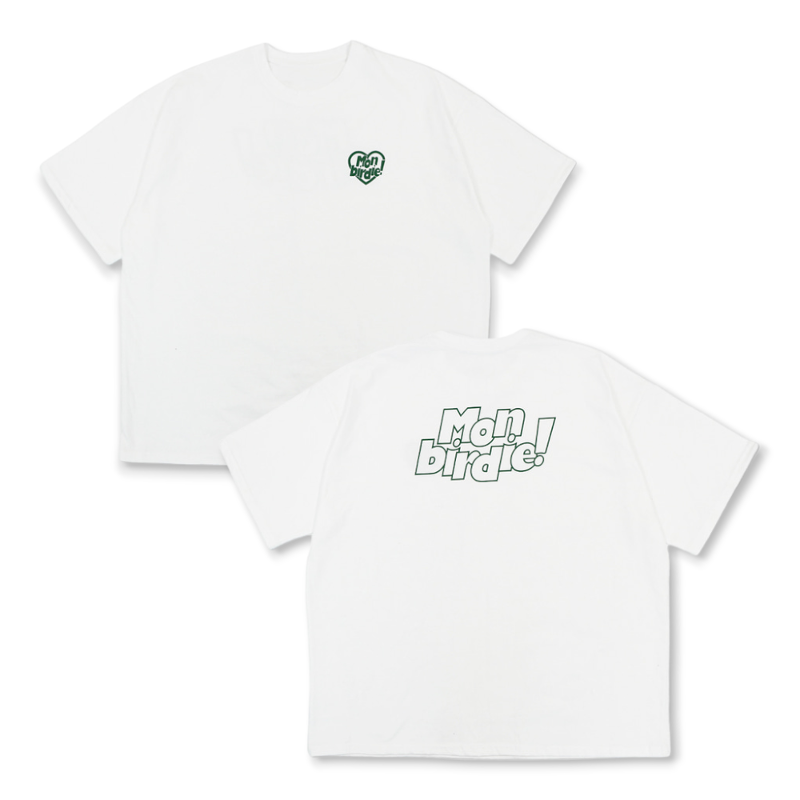 로고플레이 오버핏 티셔츠 WHITE